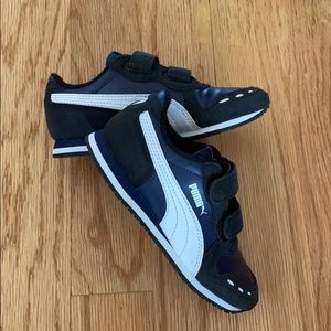 Little Kids Puma Navy Blue White Size 13C
